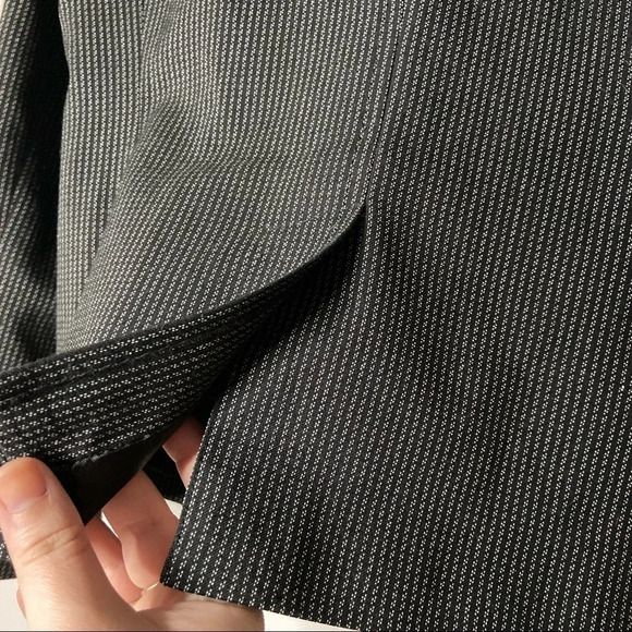 Blazer Stitch 3 Button Petite Size 4 Jacket Sweater SOPU74D0 SIGRID OLSEN - Picture 4 of 11